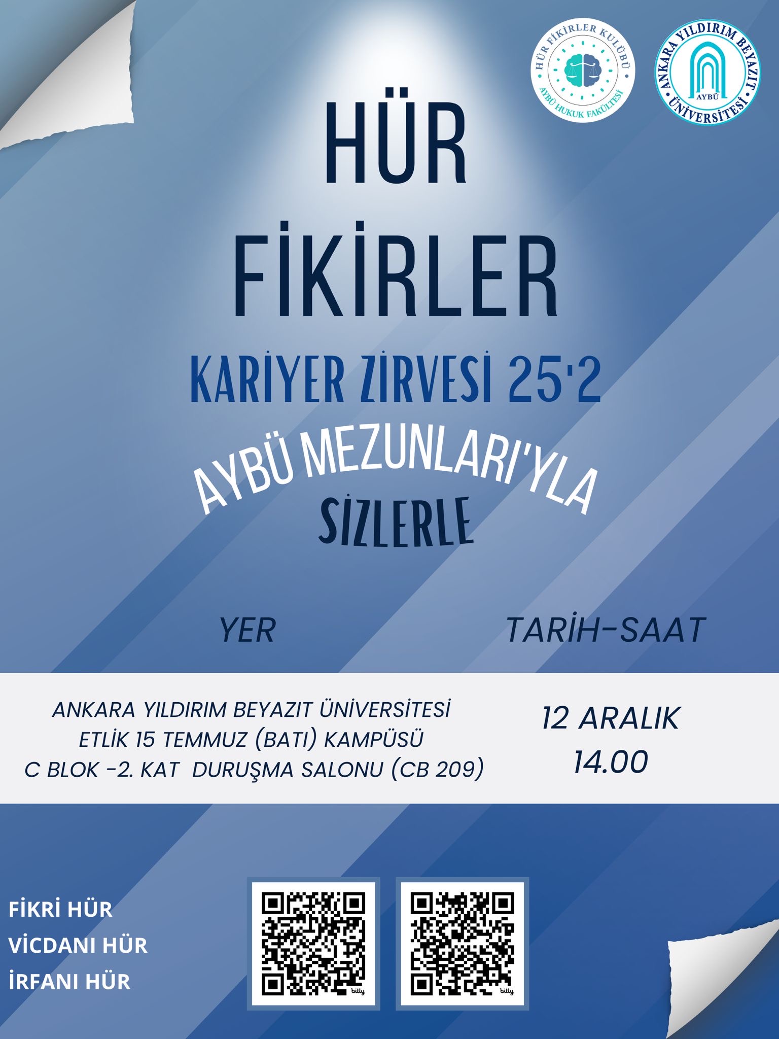 Hür Fikirler Kulübü Hukukta 4. Kariyer Zirvesi 